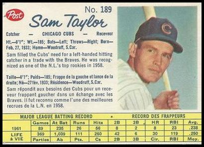189 Sam Taylor